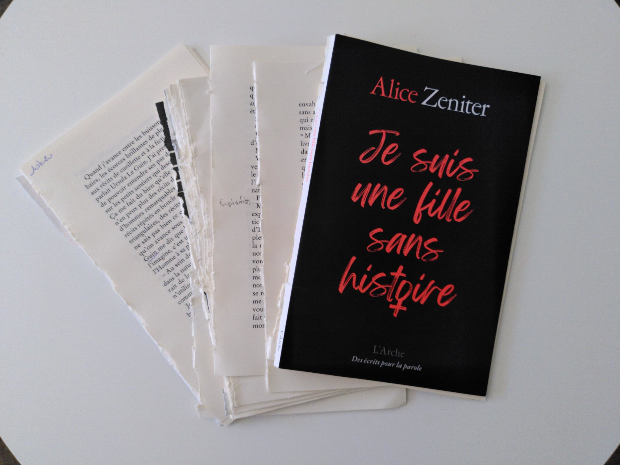Livre découvé en plusieurs fragments